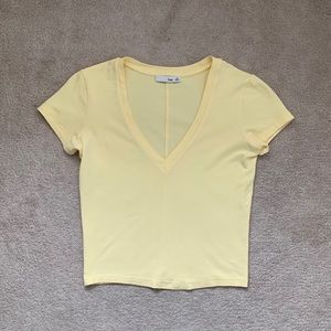 Aritzia | Wilfred Free Cropped V-Neck Tee